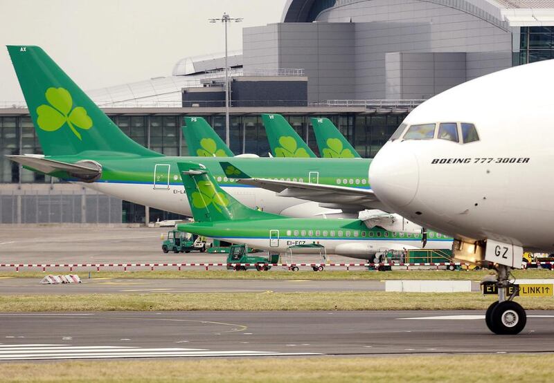Aer Lingus. The airline is the flag carrier of Ireland. Cathal McNaughton / Reuters