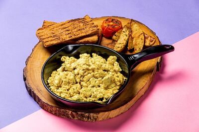 Vegan 'eggs', by Mumbai start-up Evo Foods, are made with chickpeas, mung and peas, and have a higher protein content than regular eggs 