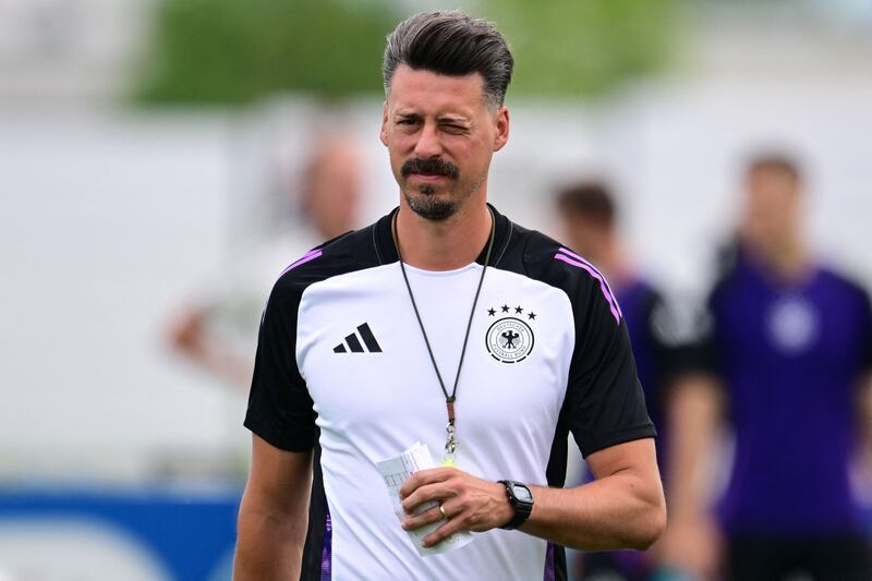 Germany's assistant coach Sandro Wagner. AFP
