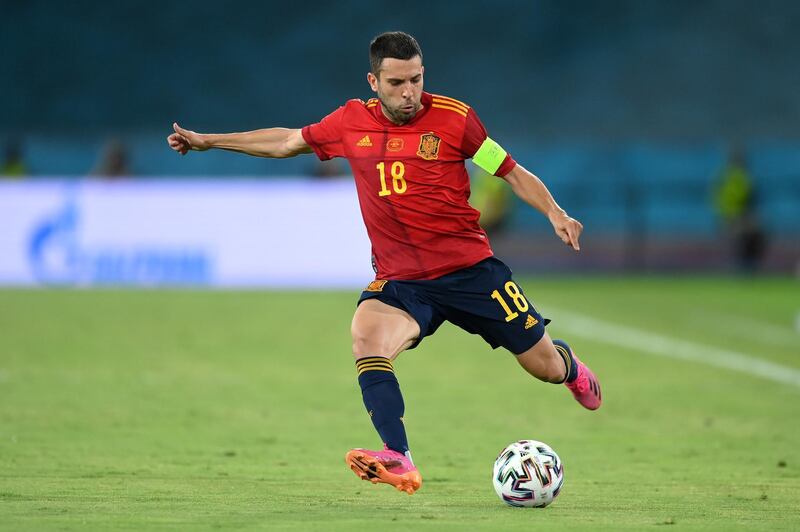 Jordi Alba – 7. Spain’s third captain since the campaign began and led a side that were so utterly dominant in possession (83% in the first half), physically strong and fit. Had an astonishing 100 touches in the first hour and kept up his intensity getting forward and crossing well into time added on. Getty Images