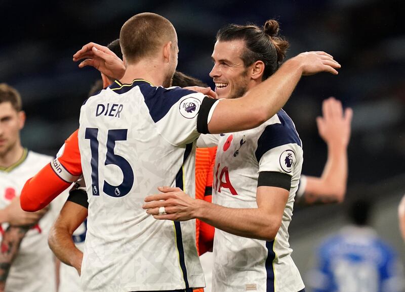 Gareth Bale (Lamela, 70) 7 – His first touch was to flick the ball on to Kane, who should have done better with the goal at his mercy. His second touch was to head home from Reguilon’s cross at the near post. Game changer. AP