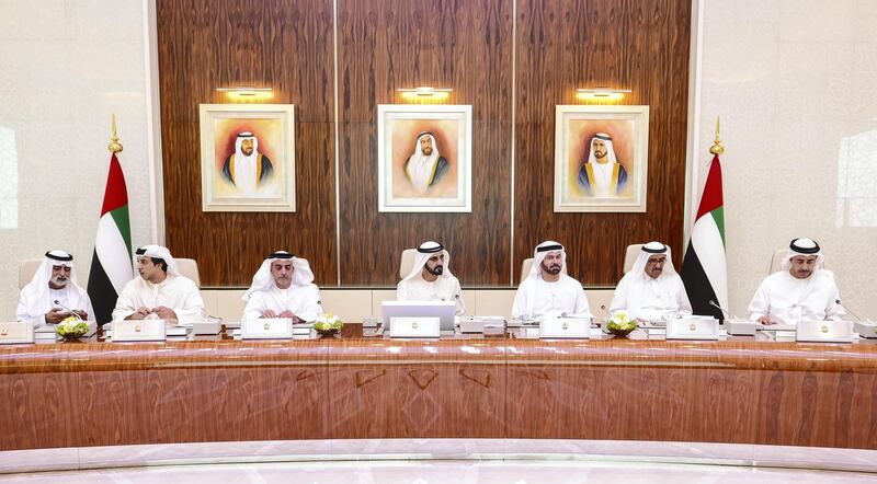 Sheikh Mohamed bin Rashid, Vice-President and Prime Minister of the UAE, Ruler of Dubai, announces new legislation approval at UAE Cabinet meeting on Wednesday evening says WAM.