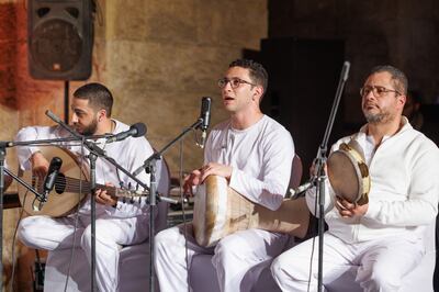 The group played an emotional concert in the historic The Sultan Al-Ghuri Complex. Courtesy: Arabic Language Centre