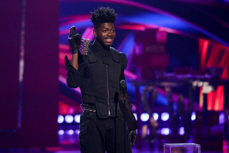 Lil Nas X is nominated for his album 'Montero'. Reuters