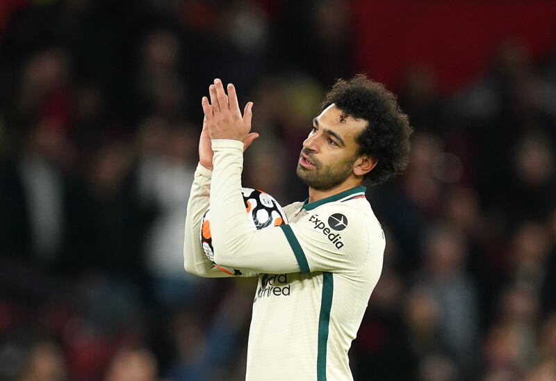 Centre forward: Mohamed Salah (Liverpool) – Seems to get better by the week. A hat-trick against Manchester United was a historic feat. Pity the tormented Luke Shaw. PA