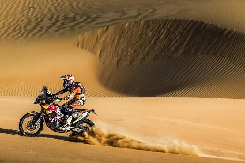 Sam Sunderland's first competitive race since winning the Dakar Rally will come at this weekend's Dubai International Baja. Courtesy Dubai International Baja