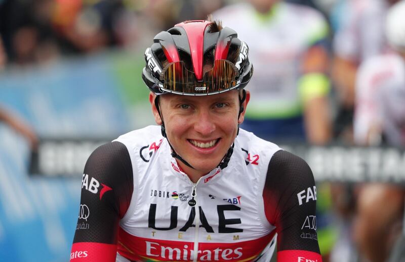 Reigning Tour de France champion Tadej Pogacar of UAE Team Emirates. EPA