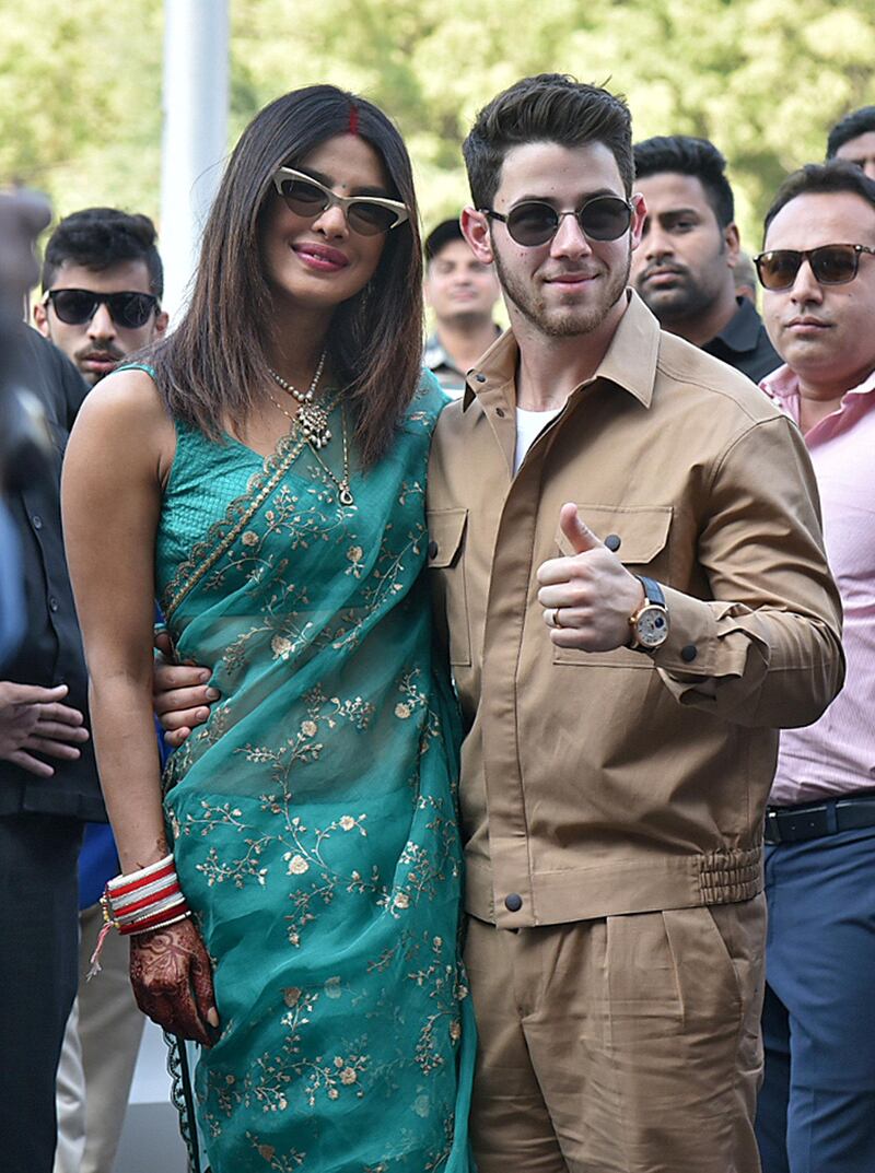 They've been drip feeding moments from their big Jodhpur wedding on social media - and we're sure there's more to come - but we now know that Priyanka Chopra, 36, and Nick Jonas, 26, are officially married, after the pair have been photographed at Jodhpur airport. Photo: Reuters