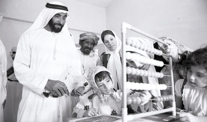 President Sheikh Mohamed said the UAE continues to be guided by the values the late Sheikh Zayed, who cared deeply about all people and their dignity