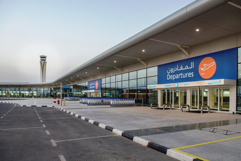 Although construction work at Al Maktoum International Airport is in full swing, flight traffic for now at the airport is limited to budget airlines and cargo. Courtesy Dubai Airports