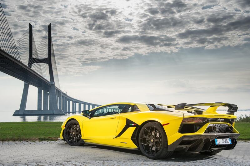 It goes from 0-to-100kph in 2.8 seconds, 200kmh in 8.6 seconds and has a top speed of more than 350kph. Lamborghini