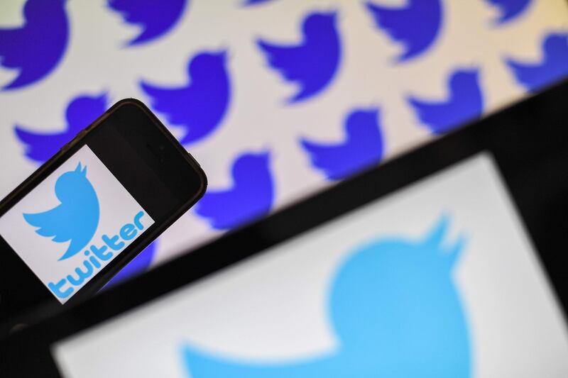 (FILES) In this file photo taken on May 2, 2019 logos of US social network Twitter are displayed on the screen of smartphones in Nantes, western France. Russia's efforts to sow misinformation on Twitter ahead of the 2016 US election was more extensive and professional than earlier believed, security researchers said June 5, 2019. A report by the security firm Symantec said some of the accounts linked to Russia's Internet Research Agency dated back as far as 2014 and that the manipulation effort involved a vast effort that included both automated "bots" and manual operations.
 / AFP / LOIC VENANCE
