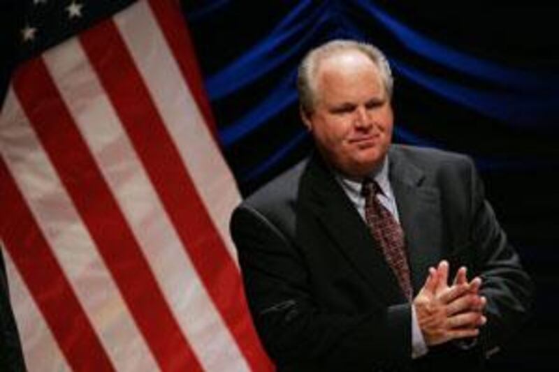The radio talk show host Rush Limbaugh was dropped by an investment group looking to purchase an American football team.