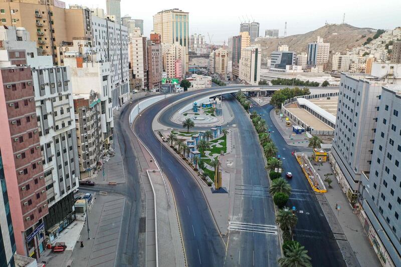 The early hours of Eid Al Fitr in Makkah. AFP