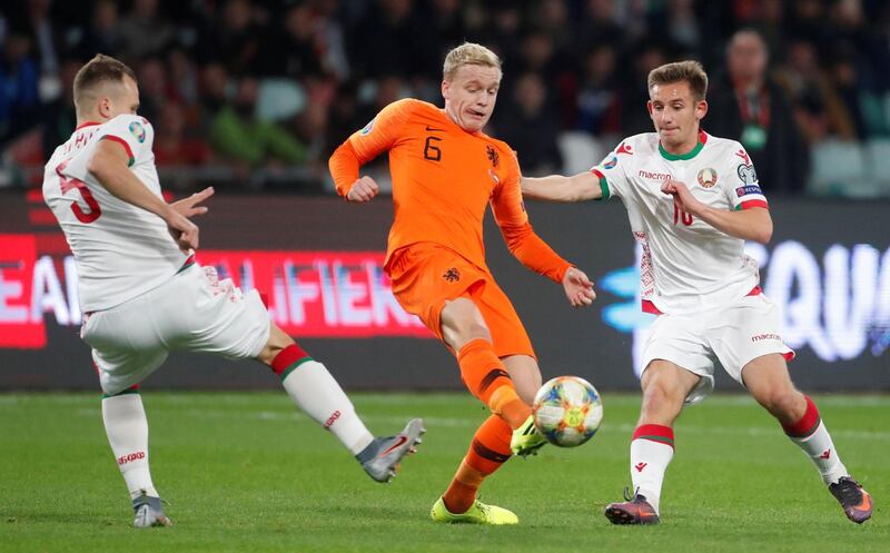 Donny van de Beek. Reuters