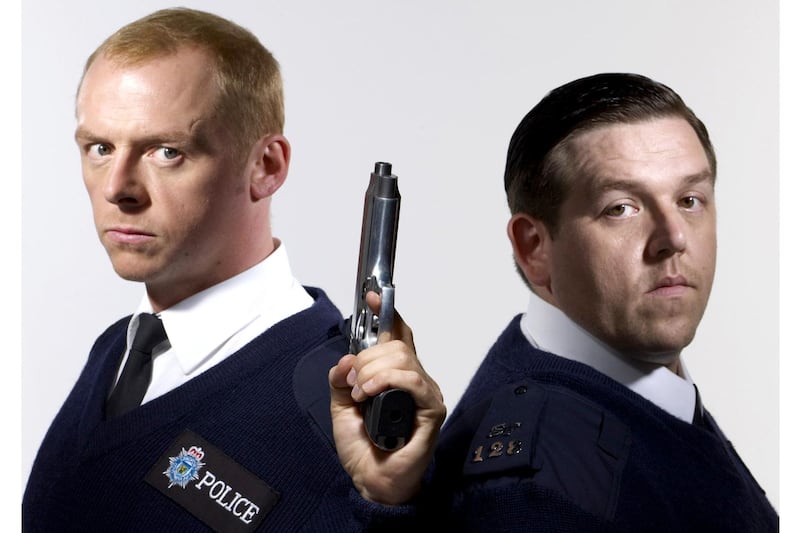 Simon Pegg and Nick Frost in Hot Fuzz
CREDIT: Courtesy Universal Pictures
