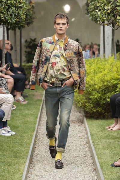 Etro's spring / summer 2021 menswear show. Courtesy Etro