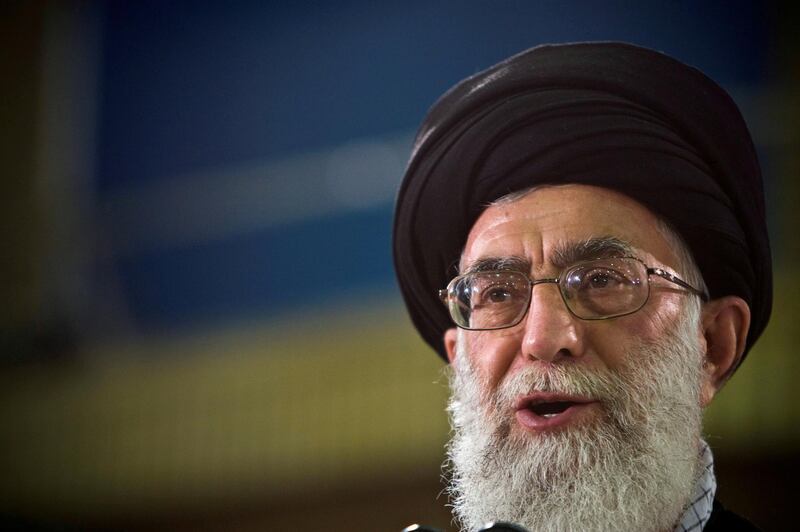 FILE PHOTO: Iranian Supreme Leader Ayatollah Ali Khamenei speaks in Tehran June 12, 2009. REUTERS/Caren Firouz/File Photo