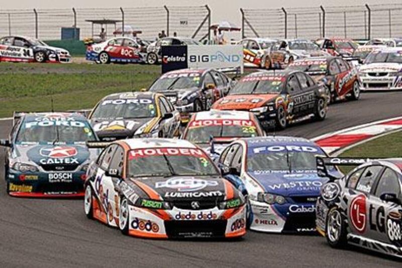 You can look forward to plenty of thrills at the track next weekend, when the Australian V8 Supercars race at Yas Marina.