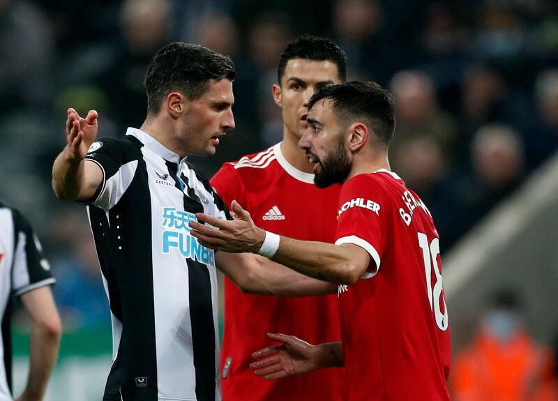 Fabian Schar - 7: A few all or nothing challenges that, happily for the Swiss, came off in first half. Played well at back in spirited Newcastle defensive display. Reuters