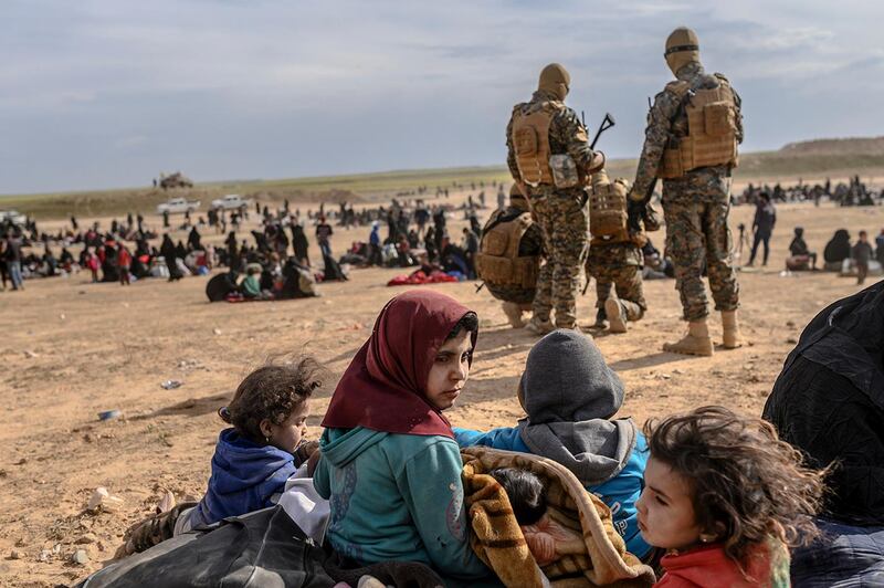 ISIS fighters, family members, captives and local villagers have poured from the tiny enclave. AFP