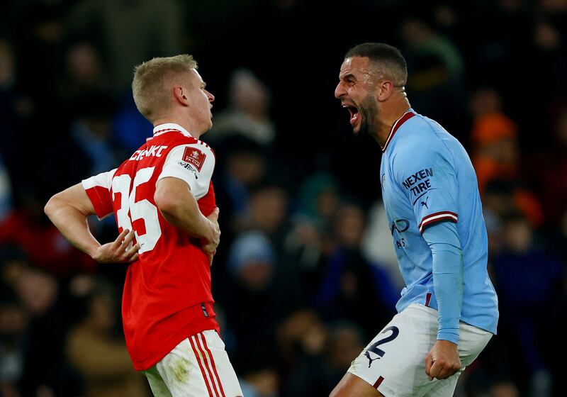 Kyle Walker (Lewis 57') - 5. Slotted into Rico Lewis’ spot and used all his experience to help City see out the game and keep the Gunners' attack at bay. Reuters