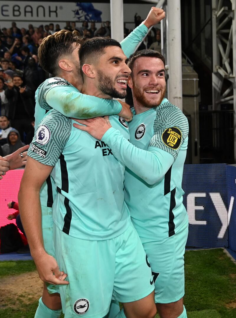 Aaron Connolly (For Welbeck 76’): N/R - The forward came on in search of a late equaliser but did little to impact the result towards the end. Getty