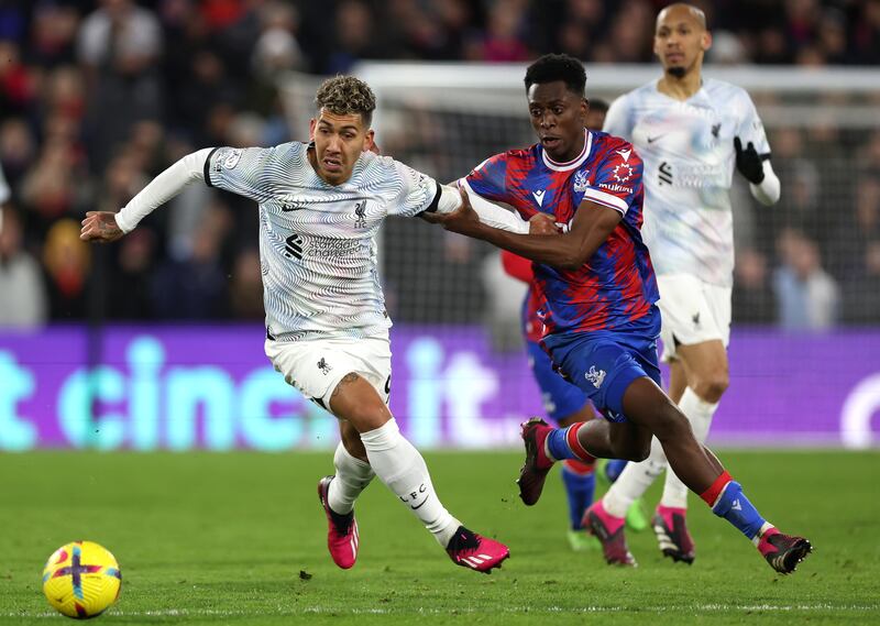 Albert Sambi Lokonga - 8. Did well under pressure from Liverpool attackers and was crucial to Crystal Palace building play from the back. Looked a cut above his peers in midfield. Getty