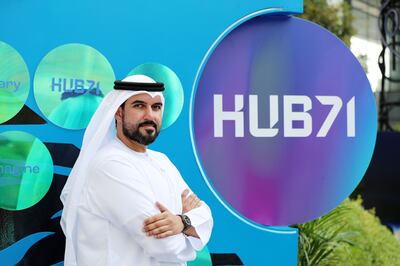 Ahmad Ali Alwan, CEO of Hub71. Chris Whiteoak / The National