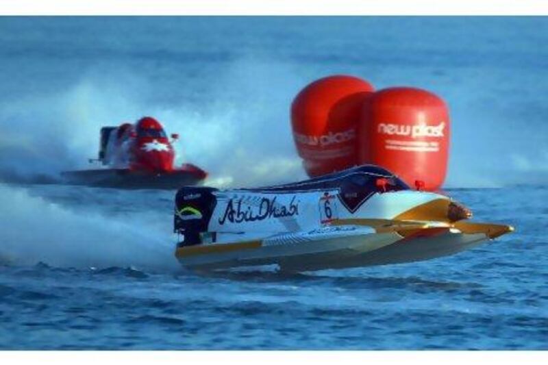 Team Abu Dhabi’s Ahmed al Hameli finished a creditable fourth in the Grand Prix of Qatar.