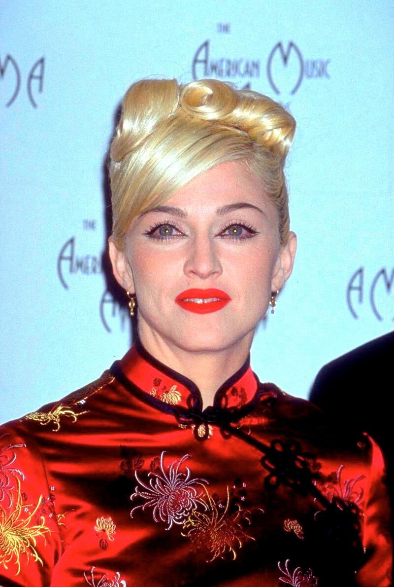 American actress and singer Madonna at the American Music Awards, 1999. (Photo by Diane Freed/Getty Images)