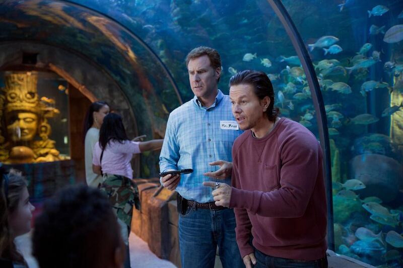 Mark Wahlberg, right, and Will Ferrell in Daddy’s Home. Paramount Pictures via AP