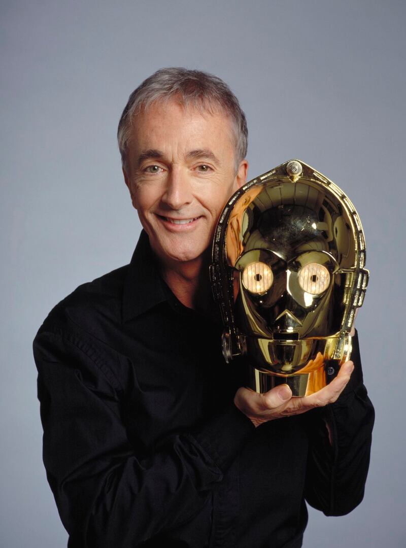 Star Wars actor Anthony Daniels, who plays C-3PO, will join a celebrity line-up at MEFCC in Abu Dhabi. Photo: MEFCC