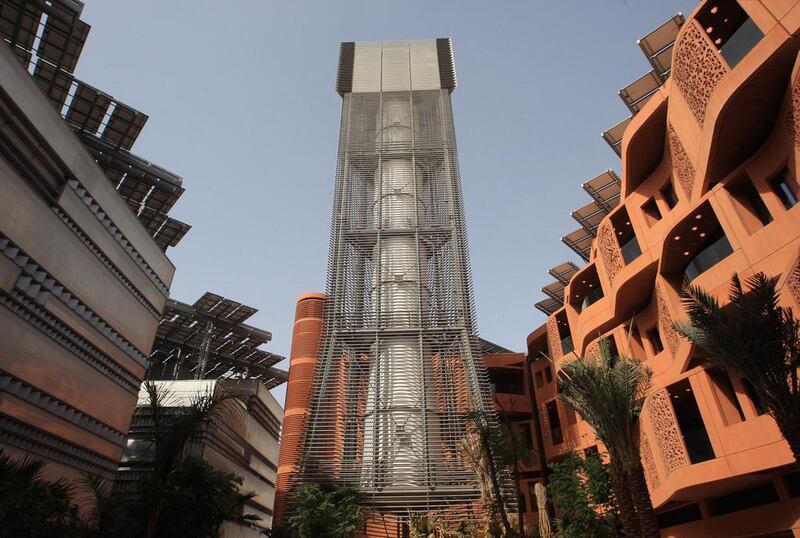 Masdar City was one of the places that visiting officials of the Bureau International des Expositions, the world’s fair awarding body, visited in Abu Dhabi, in addition to key locations in Dubai and Sharjah Museum of Islamic Civilisation. Ravindranath K / The National