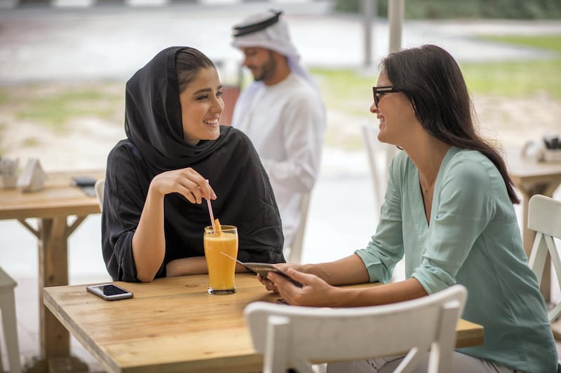 Social life in the UAE is full of terms of endearment. Getty Images