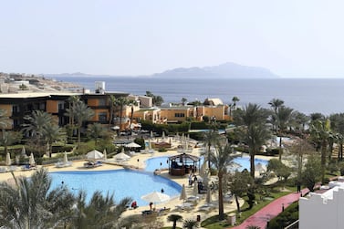 A picture from 2019 shows the Savoy resort in the Egyptian Red Sea resort of Sharm El Sheikh. AFP