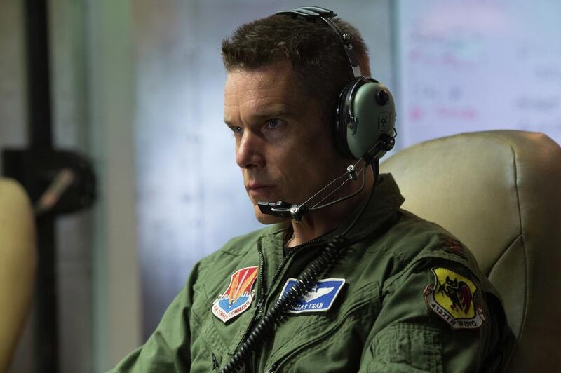 Good Kill: The use of drones on the battlefield has become one of the hot topics of modern warfare and this drama sees Ethan Hawke play a drone operator living in America who begins questioning the practice of using pilotless planes to bomb Afghanistan. Director Andrew Niccol, who made Gattaca and S1m0ne has a strong track record in dealing with how technology has changed modern lives. Courtesy Toronto International Film Festival