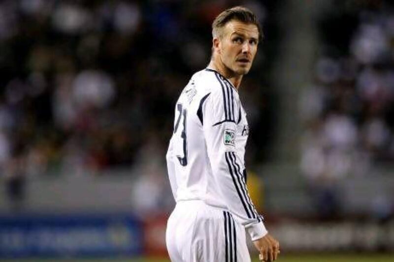 Los Angeles Galaxy midfielder David Beckham. Alex Gallardo / AP Photo