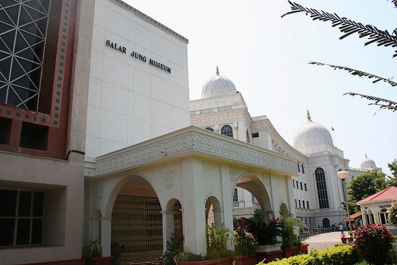 The Salar Jung Museum is in Dar-Ul-Shifa, on the southern bank of the Musi river in Hyderabad, India. Getty Images