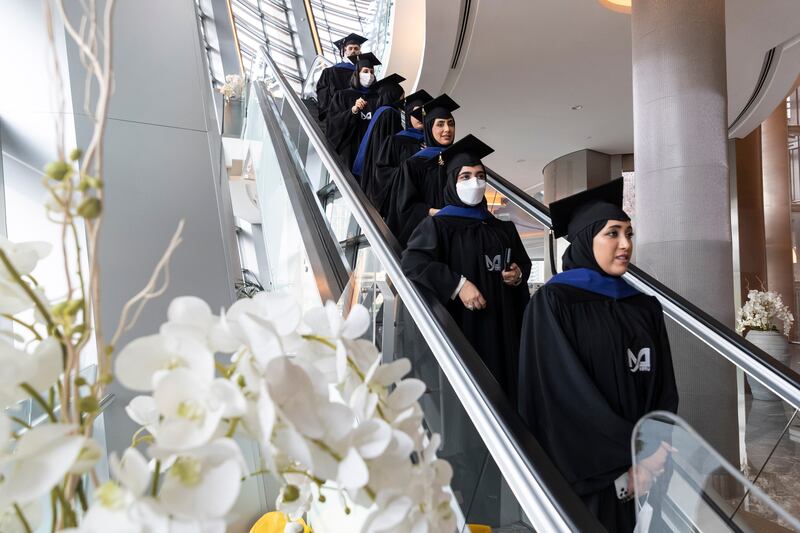 Mohammed Bin Rashid University of Medicine and Health Sciences graduation ceremony at Dubai Opera.