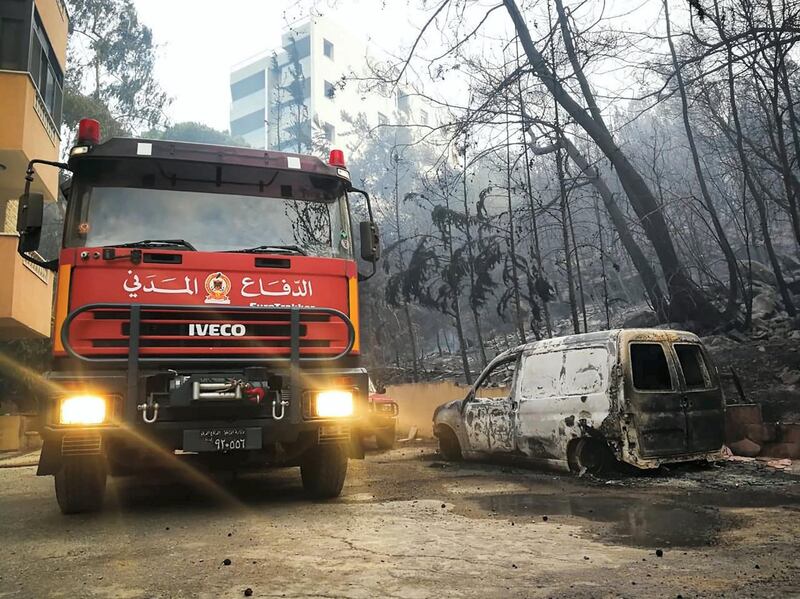 Firefighters have been overwhelmed. Image Lebanon Civil Defence via Twitter