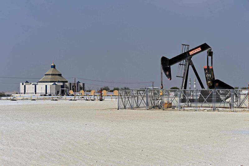 The cathedral is located close to an oil field. Mazen Mahdi  /  AFP