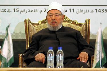 The app features an introduction by Yusuf Al Qaradawi . AFP