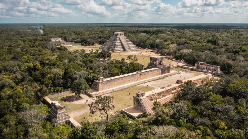 Walking to Chichen Itza in Mexico is number 15. Getty Images