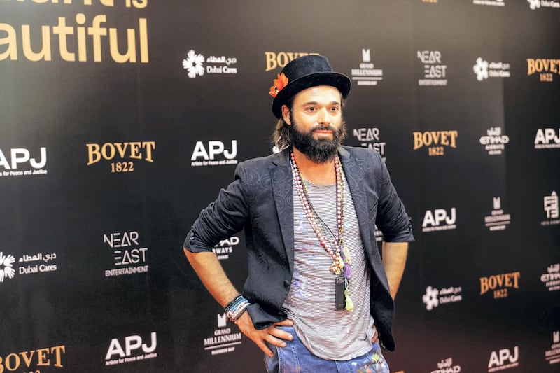 07.11.18 Brilliant is beautiful, charity event in Dubai. British artist Sacha Jafri attended. Anna Nielsen for The National.