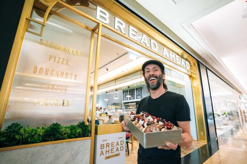 Matthew Jones, founder of Bread Ahead, at the new Dubai outpost