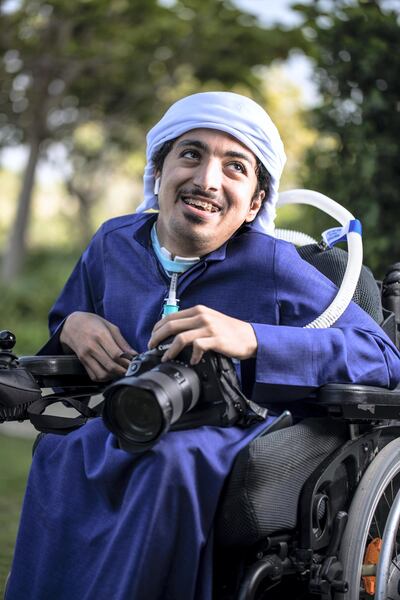 NOT FOR GENERAL USE, FOR SPECIAL OLYMPICS PROJECT ONLY
Abu Dhabi, United Arab Emirates, February 25, 2019.  -- Special Olympics Portraits.  Ammar Alhattali.
Victor Besa/The National
Section:  NA
Reporter:
