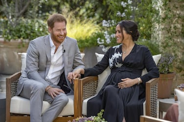 Harry and Meghan confirmed that they were not paid for the interview with Oprah Winfrey. Joe Pugliese / Harpo Productions via AP