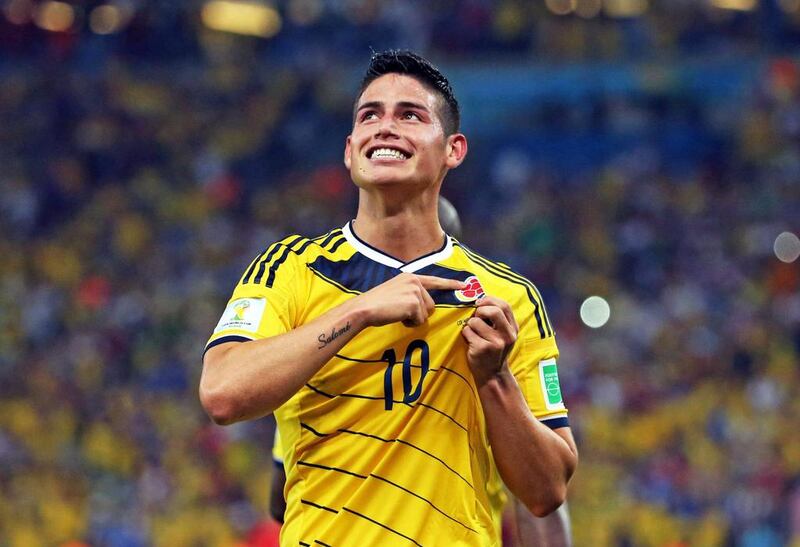 James Rodriguez, Colombia. Paolo Aguilar / EPA