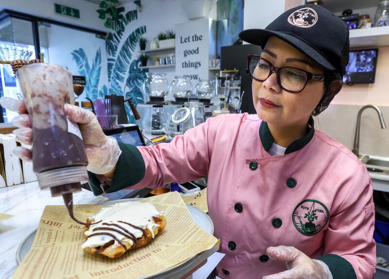 Pots & Tea founder Marico Hao's passion for 'fusion baking' began when she started creating goodies for her daughter Kris and other family members on special occasions. All photos: Victor Besa / The National